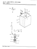 WATER CARRY & PUMP (W20JA5) (REV. E) Diagram and Parts List for W20JA5  Magic Chef Washer