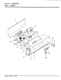 CONTROL PANEL (W20JY5) Diagram and Parts List for W20JY5  Magic Chef Washer