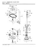 TRANSMISSION (REV. A - D) Diagram and Parts List for W20JA4C  Magic Chef Washer
