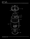 TUB (REV. A - D) Diagram and Parts List for W20JY1  Magic Chef Washer