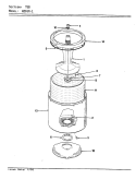 TUB (REV. E - F) Diagram and Parts List for W20JY1  Magic Chef Washer