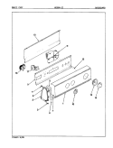 CONTROL PANEL (W20HN - 2C) (REV. A - D) Diagram and Parts List for W20HA2C  Magic Chef Washer