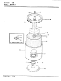 TUB (REV. E - G) Diagram and Parts List for W20HA2C  Magic Chef Washer
