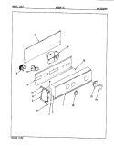 Part Location Diagram of 35-2908 Whirlpool CONTROL PANEL NLA