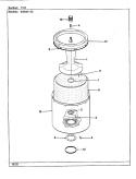 TUB (REV. H - M) Diagram and Parts List for W20HA2C  Magic Chef Washer