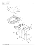 EXTERIOR Diagram and Parts List for W26HY5K  Magic Chef Washer