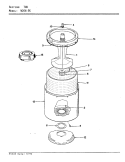 TUB Diagram and Parts List for W26HN5K  Magic Chef Washer