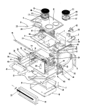 Part Location Diagram of 4012F017-80 Whirlpool FRONT BURNER BOX BOTTOM