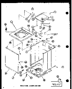 Section 18 Diagram and Parts List for LW1503 P7762118W W Amana Washer