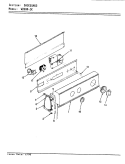 CONTROL PANEL (W26HN2K) (REV. E) Diagram and Parts List for W26HY2K  Magic Chef Washer