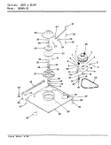 BASE & DRIVE (REV. A - D) Diagram and Parts List for W26HY2K  Magic Chef Washer