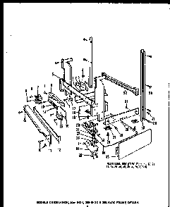 Section 16 Diagram and Parts List for DCR-225-1C-OK  Caloric Dishwasher