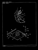 BASE & DRIVE (REV. G - L) Diagram and Parts List for W25HN2  Magic Chef Washer