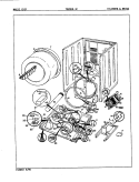 CYLINDER & DRIVE (REV. A - B) Diagram and Parts List for YG20HA3C  Magic Chef Dryer