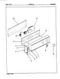 CONTROL PANEL (REV. A - B) Diagram and Parts List for YG20HA3C  Magic Chef Dryer