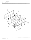 BACKGUARD Diagram and Parts List for YE20JA5  Magic Chef Dryer