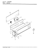 BACKGUARD (REV. A - B) Diagram and Parts List for YE20JN25  Magic Chef Dryer