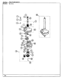 Part Location Diagram of 01500065 Maytag THRUST WASHER