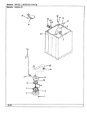 WATER CARRYING (REV. A - D) Diagram and Parts List for W20HN23  Magic Chef Washer