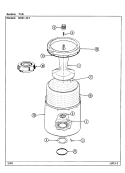TUB (W20H23T) Diagram and Parts List for W20HN23  Magic Chef Washer