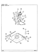 BASE (W20H23T) Diagram and Parts List for W20HN23  Magic Chef Washer