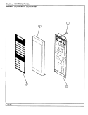 Part Location Diagram of Y02100181 Whirlpool PANEL, CONTROL BLACK