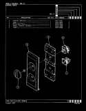 CONTROL PANEL Diagram and Parts List for M5E-1C  Magic Chef Microwave