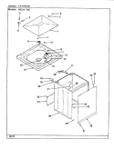 EXTERIOR (REV. A - D) Diagram and Parts List for W20JA5SC  Magic Chef Washer