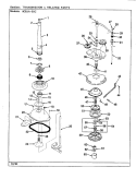TRANSMISSION & RELATED PARTS (REV. A - D) Diagram and Parts List for W20JA5SC  Magic Chef Washer