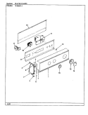 CONTROL PANEL (REV. A - D) (W20JN5SC) Diagram and Parts List for W20JN5SC  Magic Chef Washer