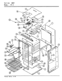 BODY Diagram and Parts List for 77FN-5EXWM9  Magic Chef Microwave Oven Combo