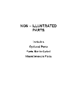 Optional parts (not included) Diagram and Parts List for MVW6230HC1  Maytag Washer