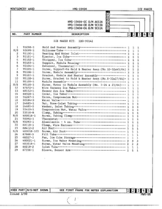 Ice Maker Page 2 Diagram and Parts List for 19404-OC  Admiral Refrigerator