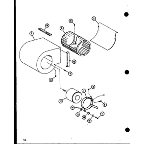 Diagram 3 Diagram and Parts List for D67472-1C P67472-1C Amana Furnace