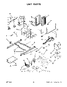 Unit Parts Diagram and Parts List for 10651335714  Kenmore Refrigerator