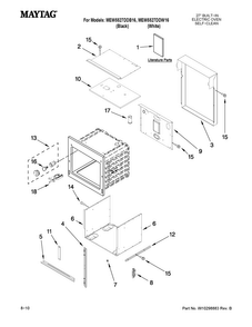 Part Location Diagram of 7109P085-60 Whirlpool BUMPER