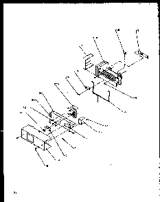 Ice Maker Diagram and Parts List for SXD20NPW-P1162505WW  Amana Refrigerator