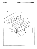 CONTROL PANEL (REV. A - B) Diagram and Parts List for YE20FY4C  Magic Chef Dryer