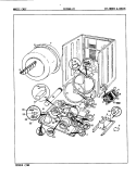 CYLINDER & DRIVE (REV. A - C) Diagram and Parts List for YE20HN2C  Magic Chef Dryer