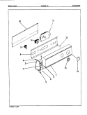 CONTROL PANEL (REV. A - C) Diagram and Parts List for YE20HN2C  Magic Chef Dryer