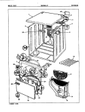 EXTERIOR (REV. A - D) Diagram and Parts List for YG20HN2C  Magic Chef Dryer