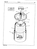 TUB (REV. A) Diagram and Parts List for W25FA2  Magic Chef Washer