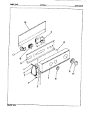 CONTROL PANEL (REV. A) Diagram and Parts List for W26FY2  Magic Chef Washer
