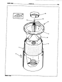 TUB (REV. A) Diagram and Parts List for W26FN2K  Magic Chef Washer