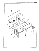CONTROL PANEL (REV. A) Diagram and Parts List for W26FN2K  Magic Chef Washer