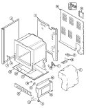 BODY Diagram and Parts List for CHEA700BCE  Admiral Range