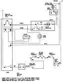 WIRING INFORMATION Diagram and Parts List for YE204KWC  Magic Chef Dryer