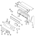 Part Location Diagram of 7703P455-60 Whirlpool PANEL, CONTROL (WHT)