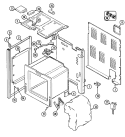 BODY Diagram and Parts List for 3842VRV  Magic Chef Range