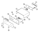 Part Location Diagram of 7601P098-60 Whirlpool CLOCK *NET*